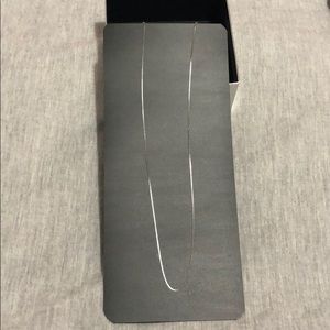 18K white gold chain - 18inch